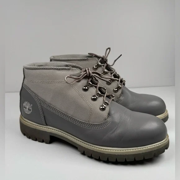 Timberland | Shoes | Timberland Boots Gray Silver Leather  display picture 1